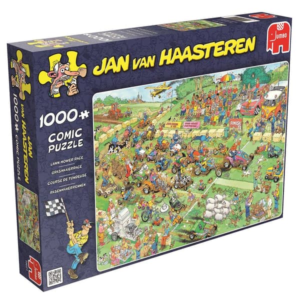 Jan van Haasteren Pussel: Lawn Mower Race 1000 bitar