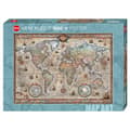 Miniatyrbild 2 av 2: Heye Pussel: Retro World 1000 Bitar