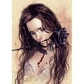 Miniatyrbild 3 av 3: Heye Pussel: Dark Rose by Victoria Frances 1000 bitar
