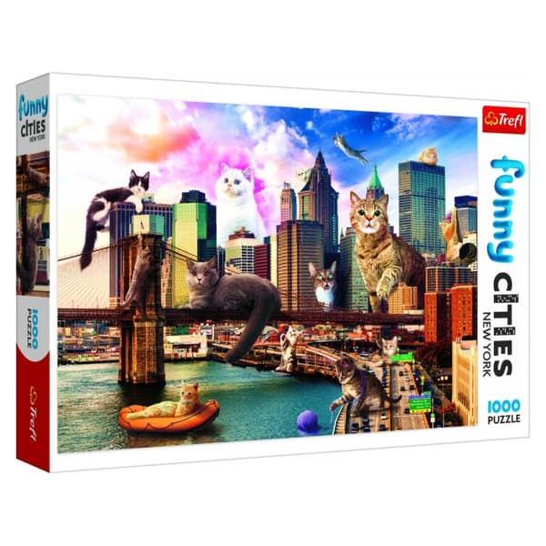 Trefl Cats in New York 1000 brikker
