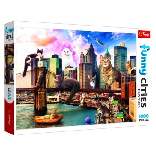 Trefl Cats in New York 1000 brikker