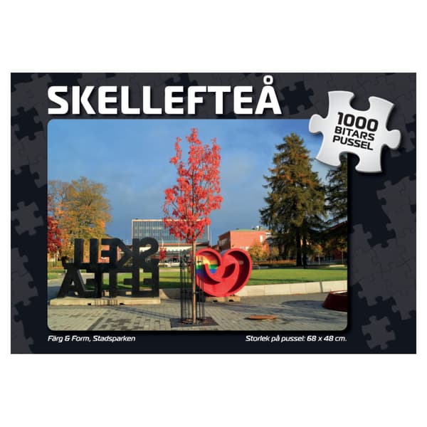 Puslespil: Skellefteå Färg & Form, Stadsparken 1000 Brikker