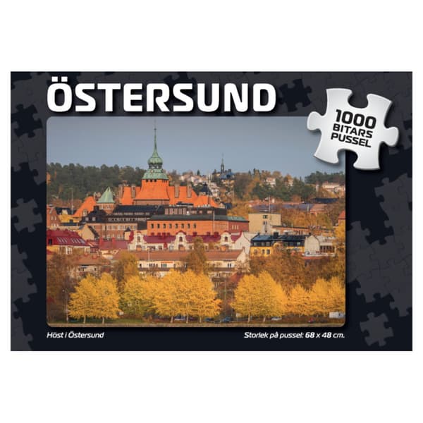 Puslespil: Östersund Höst i Östersund 1000 Brikker