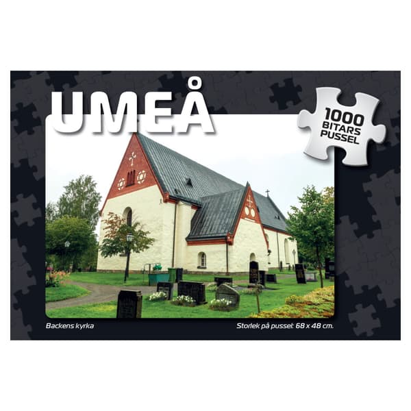 Palapeli: Umeå Backens kyrka 1000 Palaa