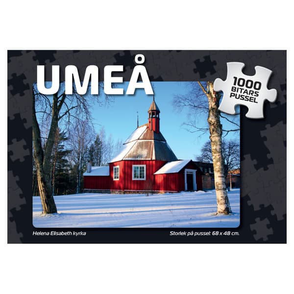 Puslespil: Umeå Helena Elisabeth kyrka 1000 Brikker