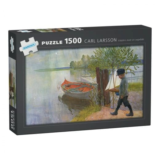 Kärnan Palapeli: Carl Larsson - Esbjörn med sin segelbåt 1500 Palaa
