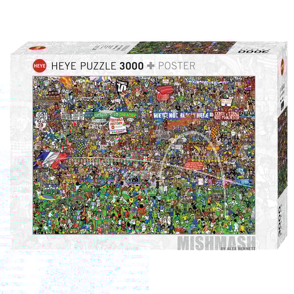 Heye Football History 3000 brikker