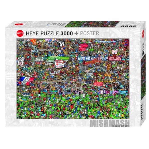 Heye Football History 3000 brikker