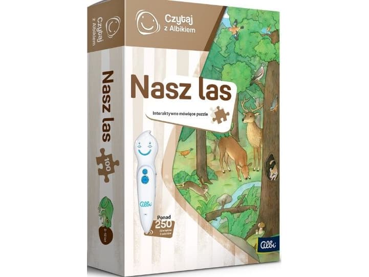 Albi Read with Albik: Puzzle Our forest