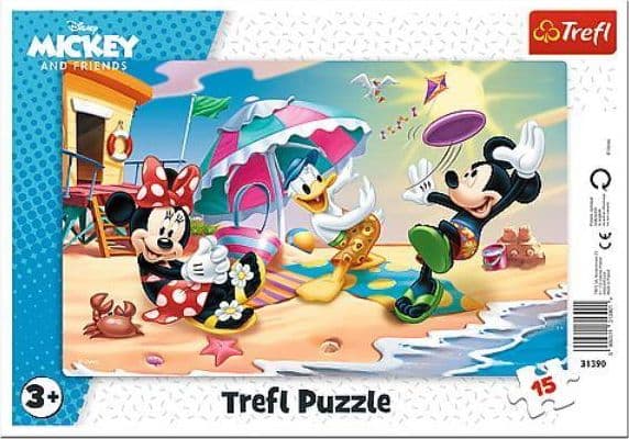 Trefl Frame Puzzle 15 Fun at the TREFL beach