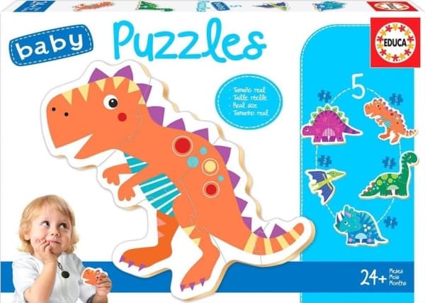 Educa Baby Puzzles 5 pcs Dinosaurs