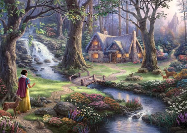 Disney Snow White Thomas Kinkade Pussel 1000 bitar Schmidt