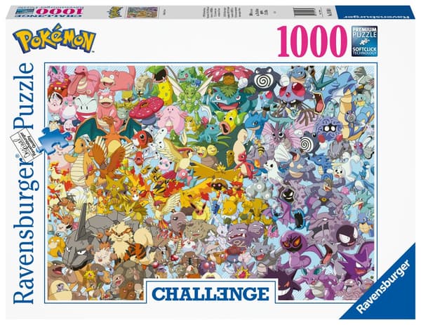 Challenge Puz.-Pokémon Palapelit 1000 palaa Ravensburger