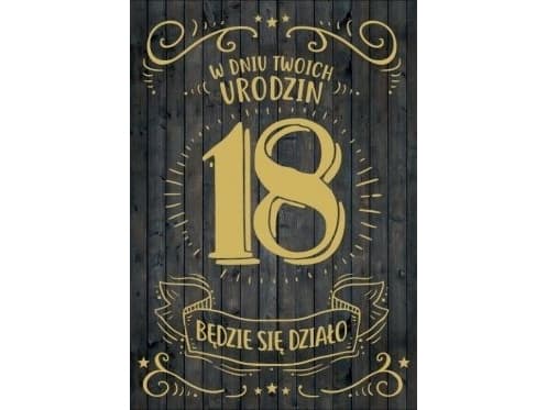 PASSIONSKORT Passera på din 18-årsdag Det är allt som händer
