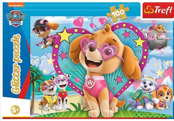 TREFL 100 STK Glitter Sky Paw Patrol