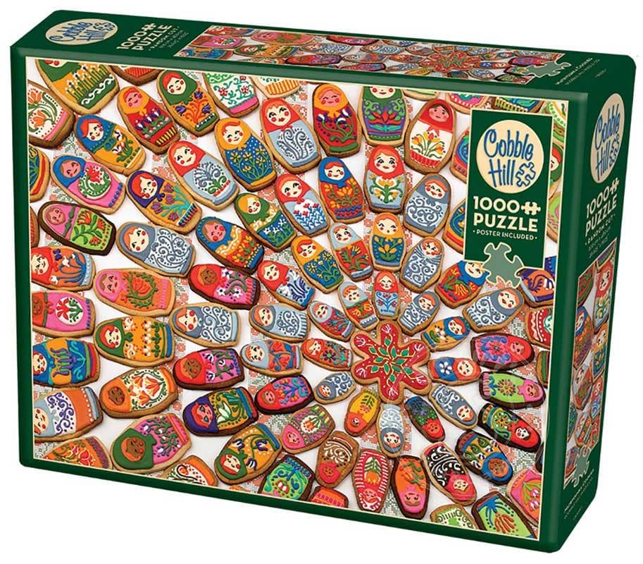 Cobble Hill Pussel - Matryoshka kakor kollage 1000 bitar