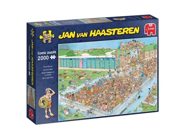 Jan van Haasteren Pool Pile-Up 2000 pcs, 2000 styck, Serietidning, 12 År