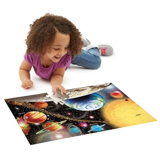 Stort gulvpuslespil Solsystemet - Melissa & Doug