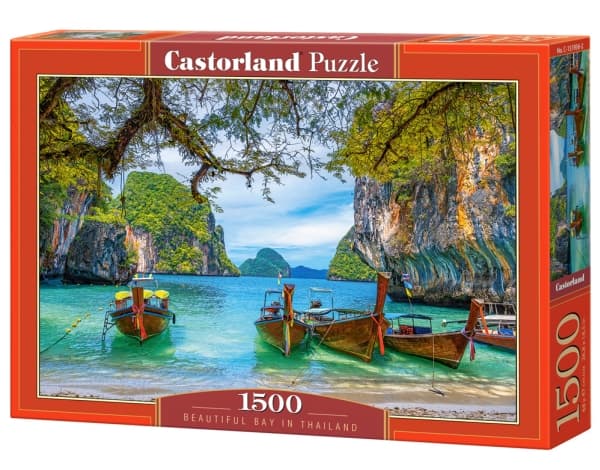 Castorland Beautiful Bay in Thailand 1500pcs, 1500 styck, Liggande, 9 År