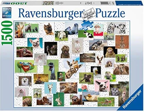 Ravensburger Ravensburger Puzzle Funny Animals Collage 1500 - 16711