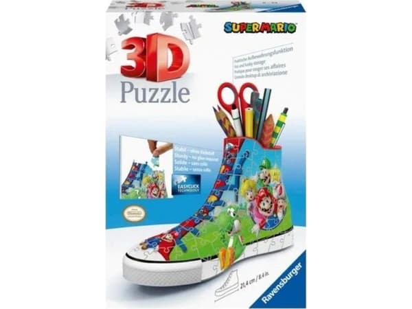Ravensburger SNEAKER - SUPER MARIO - 3D, 108 kpl, 8 År