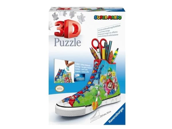 Ravensburger SNEAKER - SUPER MARIO - 3D, 108 styck, 8 År