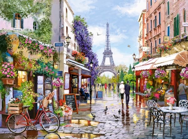 Castorland Flowering Paris 3000 pcs, 3000 styck, Stad, 9 År