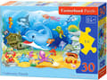 Miniatyrbild 3 av 3: Castorland Underwater Friends 30 pcs, 30 styck, Tecknade serier, 4 År