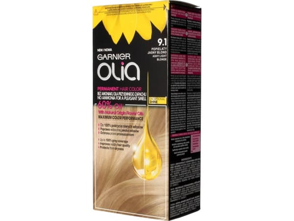 Garnier Garnier Olia Hair dye no. 9.1 Ashen Light Blonde 1op.