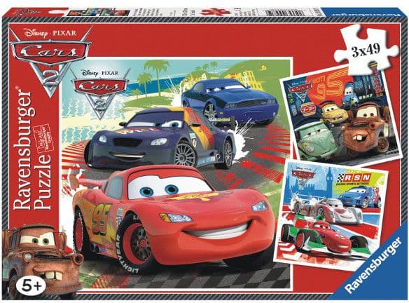 Ravensburger Disney Pixar Cars - Maailmanlaajuinen kilpa-ajohuvi - puslespil - 49 stykkeriä
