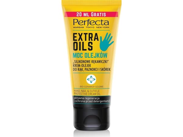 PERFECTA_Body Extra Oils Silikonhansker Creme-olje for hender, negler og neglebånd 80ml