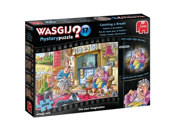 Jumbo Wasgij Mystery 17 Fred, glädje, pannkakor 1000 bitar pussel (19175)