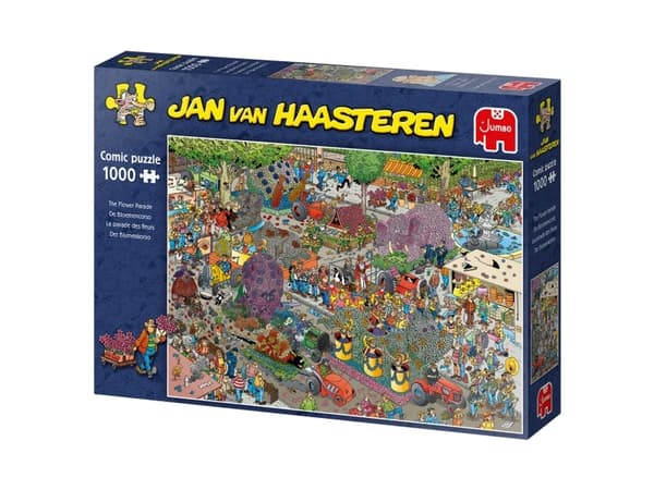 Jan van Haasteren Flower Parade 1000 pcs, 1000 styck, Serietidning, 12 År