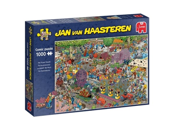 Jan van Haasteren Flower Parade 1000 pcs, 1000 styck, Serietidning, 12 År