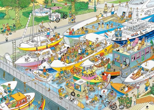 Jan van Haasteren The Locks 1000 pcs, 1000 styck, Serietidning, 12 År