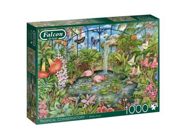 Jumbo Spiele Jumbo (Falcon de luxe) Pussel 1000 bitar - Tropisk vinterträdgård