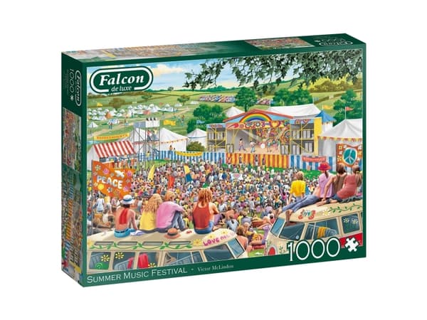 Falcon de luxe Summer Music Festival 1000pcs, 1000 kpl, Ihmiset, 12 vuosi/vuosia