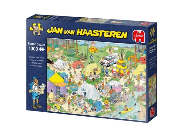 Jan van Haasteren Camping in the Forest 1000 pcs, 1000 kpl, Sarjakuvat, 12 vuosi/vuosia
