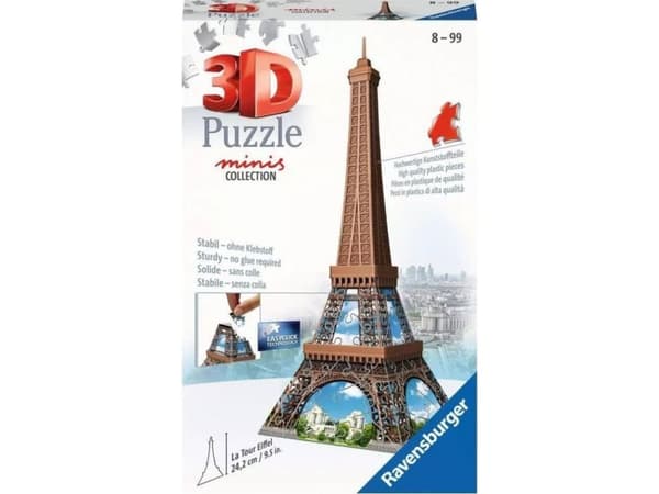 Ravensburger Mini Eiffel Tower 3D-pussel 54 styck Byggnader