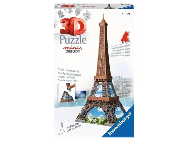 Ravensburger Mini Eiffel Tower 3D-pussel 54 styck Byggnader
