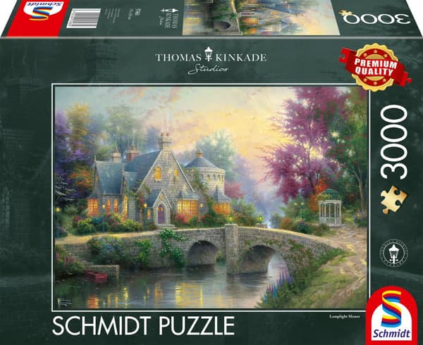Lamplight Manor Thomas Kinkade Pussel 3000 bitar Schmidt
