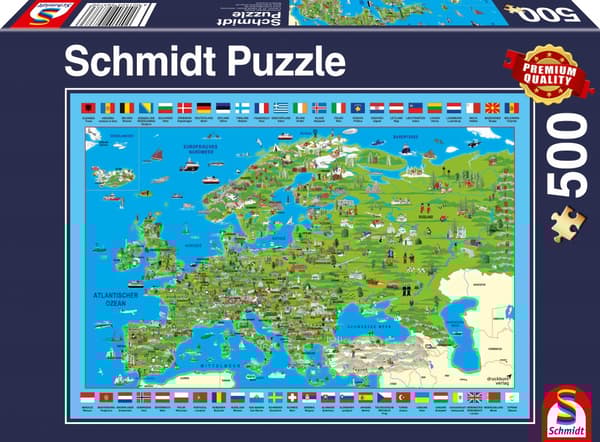 Discover Europe Pussel 500 bitar Schmidt
