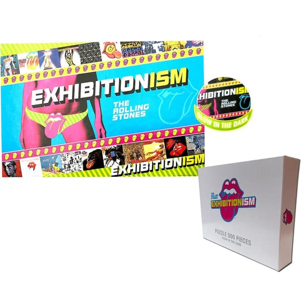 The Rolling Stones 500 Piece Puzzle: Exhibitionism Glow In The Dark