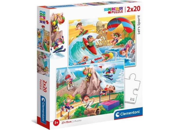 Clementoni Let''s sport!, 20 styck, Idrott, 3 År