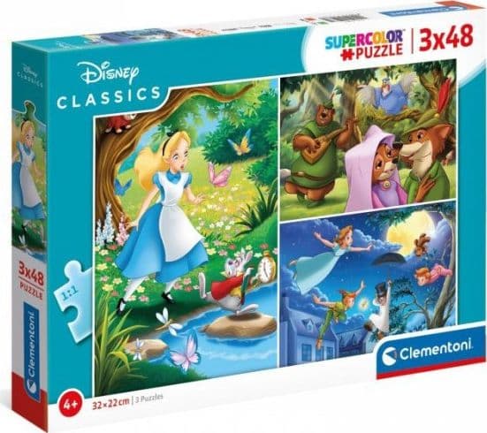 Clementoni Clementoni palapeli 3x48el Disney classic 25267