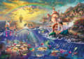 Miniatyrbild 2 av 3: Disney The Little Mermaid Ariel Thomas Kinkade Pussel 1000 bitar Schmidt