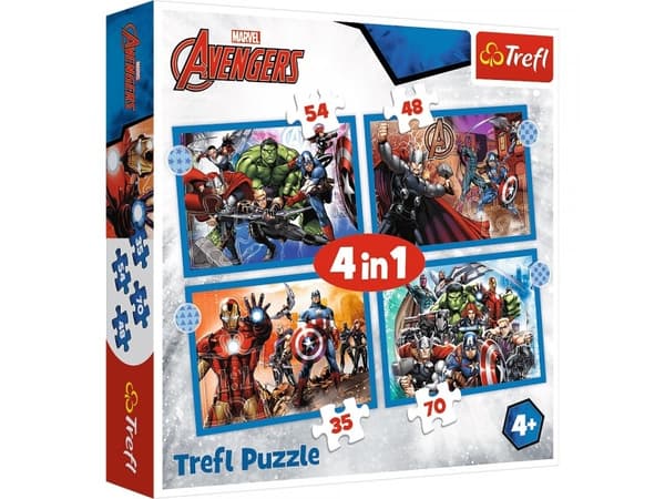 Trefl 34386, 54 stykker, Komikk, 4 år