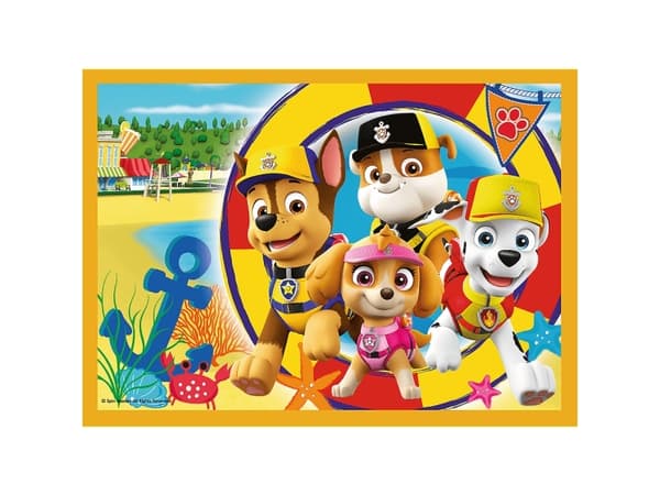 Trefl Holiday Paw Patrol, 35 styck, Tecknade serier, 4 År