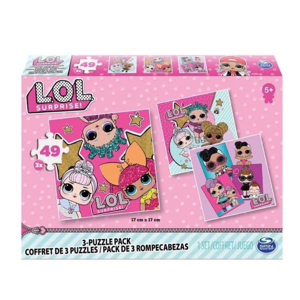 Spin Master L.o.l. Surprise! 3-puzzle Pack (49 Pcs X3) (20114661)