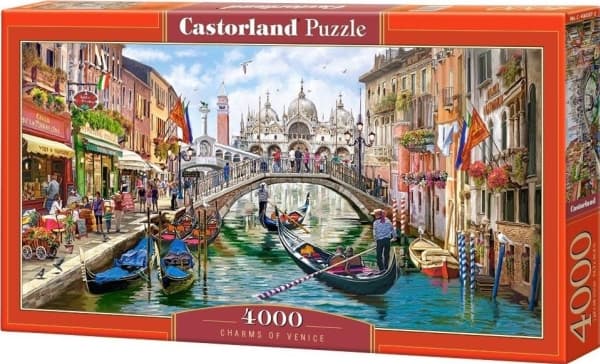 Castorland Charms of Venice 4000 pcs, 4000 stykker, By, 9 år